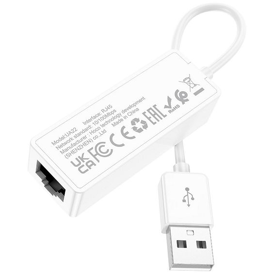 hoco. Adapter USB na LAN - UA22
