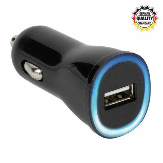 Auto punjač VIVANCO 36256, 2.1A USB, crni