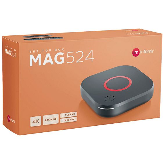 Mag Prijemnik IPTV za Stalker midlleware, 4K, H.265 - MAG 524
