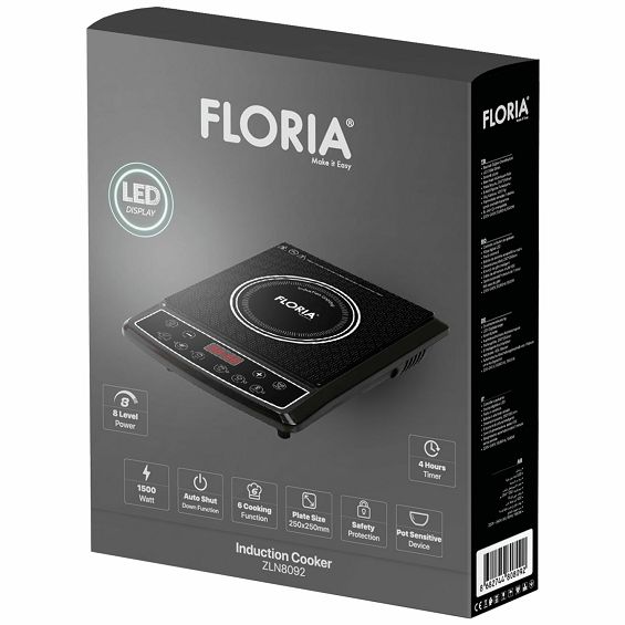 Floria Indukcijsko kuhalo, 1500 W - ZLN8092