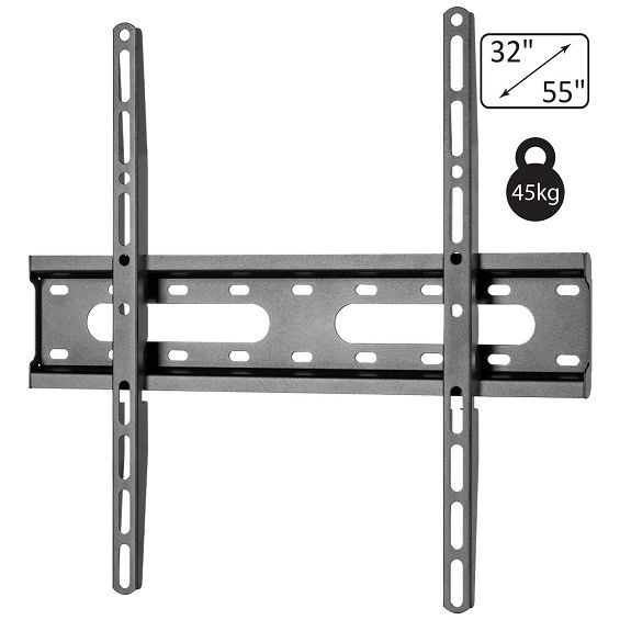 home Zidni držač 32"-55", fiksni, crni - LCDH 081