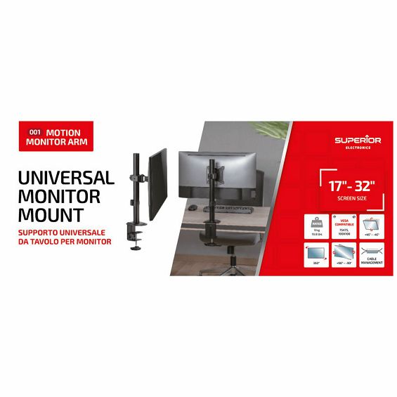 Superior Stolni nosač za LCD monitor, 17" - 32" - Stoni nosač za LCD monitor