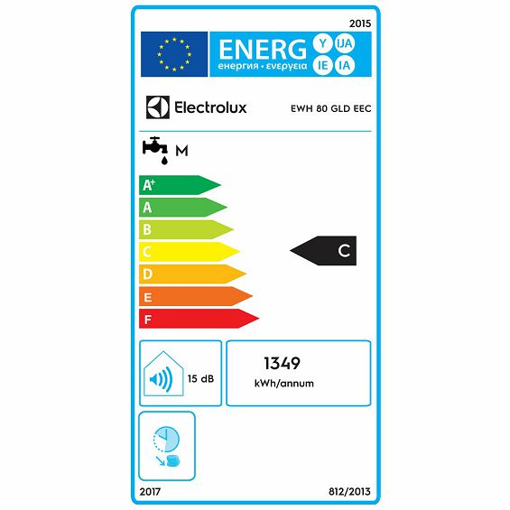 Electrolux Bojler 80 lit., 2000W, X-Heat suhi grijaći element - EWH 80 GLD EEC