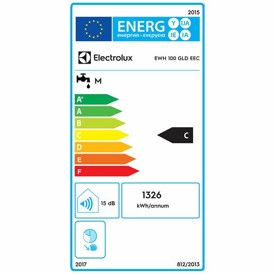 Electrolux Bojler 100 lit., 2000W, X-Heat suhi grijaći element - EWH 100 GLD EEC