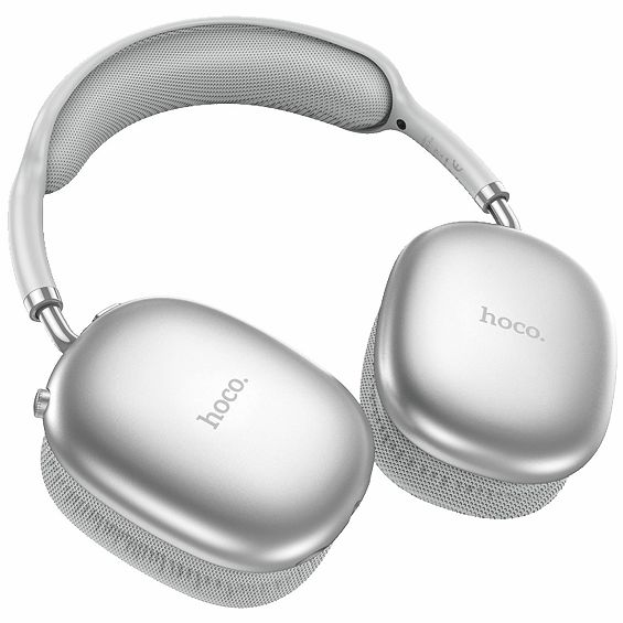 hoco. Slušalice bežične sa mikrofonom, Bluetooth, srebrena - W35 Air Triumph Silver