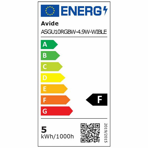 Avide Pametna žarulja, LED 4.9W, GU10, RGB+W, WiFi, Bluetooth - Smart LED GU10 4.9W RGB WiFi