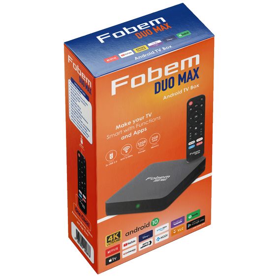 Fobem Prijemnik IPTV@Android, 4K, 2GB/32GB, WiFi 2.4/5GHz - Duo Max