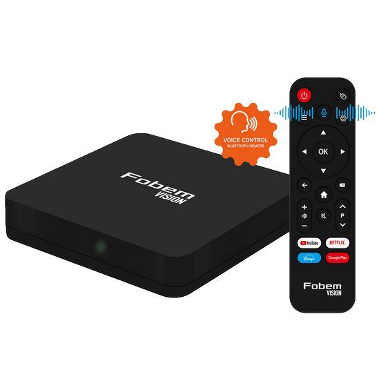 Fobem Prijemnik IPTV@Android,6K,2/32GB, WiFi 2.4/5GHz, Bluetooth - Vision