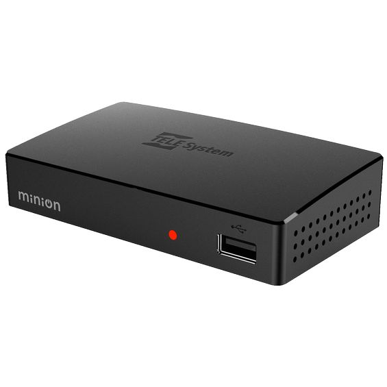 TELE System Prijemnik zemaljski, DVB-T2, H.265/HEVC, SCART, USB - MINION/01