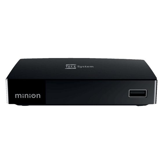 TELE System Prijemnik zemaljski, DVB-T2, H.265/HEVC, SCART, USB - MINION/01