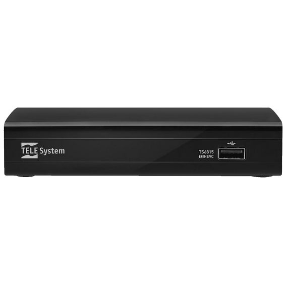 TELE System Prijemnik zemaljski, DVB-T2, H.265/HEVC, SCART, USB - TS6815 T2 HEVC