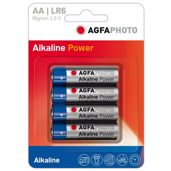 Agfa Baterija alkalna, AA/LR6  blister pak. 4 kom - AF LR6