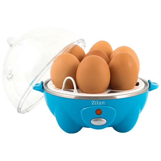 Zilan Aparat za pripremu jaja, kapacitet 7 jaja, plava - ZLN8068/BL