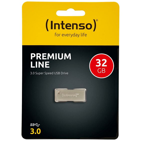 (Intenso) USB Flash 32GB Hi-Speed USB 3.0 up to 100MB/s, Premium Line - USB3.0-32GB/Premium Line