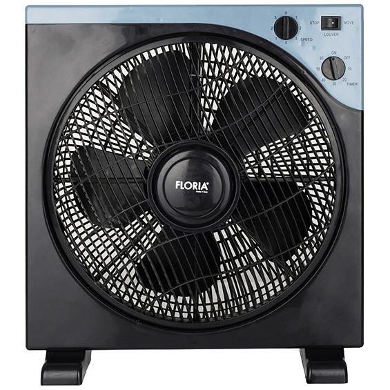 Floria Ventilator, podni, promjer 30 cm, timer, 40 W, crni - ZLN2355/BK