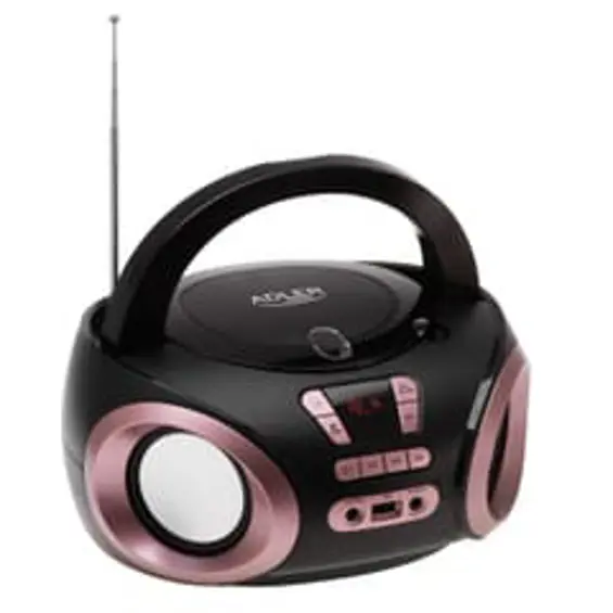Adler AD 1181BC prijenosni boombox CD/MP3 s FM radiom, USB i AUX ulazom
