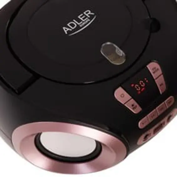 Adler AD 1181BC prijenosni boombox CD/MP3 s FM radiom, USB i AUX ulazom