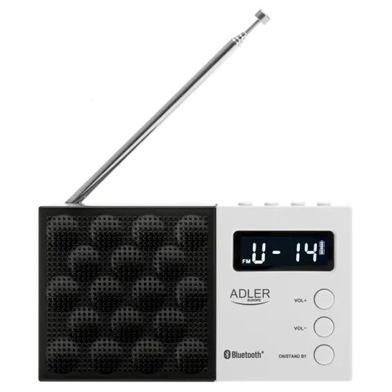 Adler AD 1908 prijenosni digitalni FM radio s Bluetoothom, USB-om i SD karticom