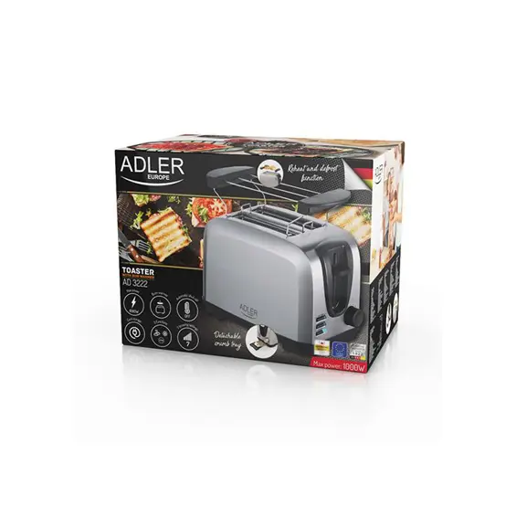 Adler AD 3222 – Toster s mrežom