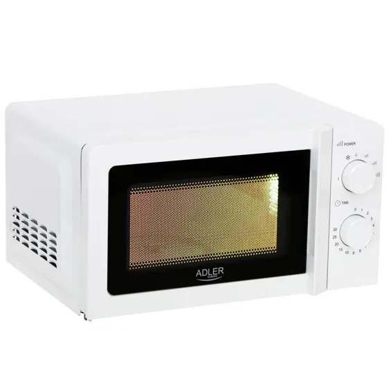 Adler AD 6205 Mikrovalna Pećnica 20 L – 700 W, 5 Razina Snage, Funkcija Odmrzavanja