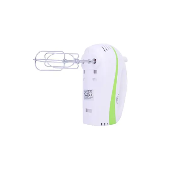 Adler AD4205G Ručni mikser 300 W – Bijelo-zelena boja