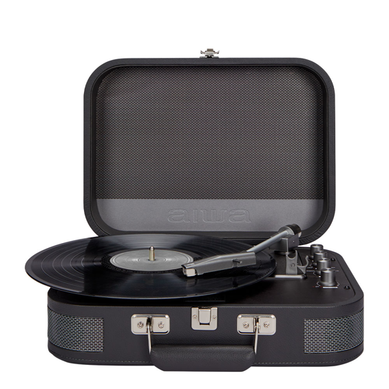 AIWA- VPX-1951/TN Gramofon u Vintage Koferu – Bluetooth 5.0, USB Snimanje u MP3 i Ugrađeni Zvučnici