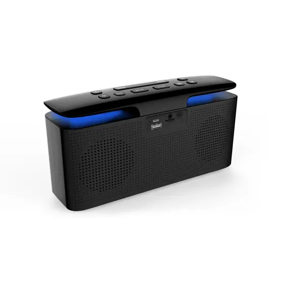AKAI ABTS-M10 Budilica s FM Radio, Bluetooth, HandsFree, USB i microSD – S Baterijom