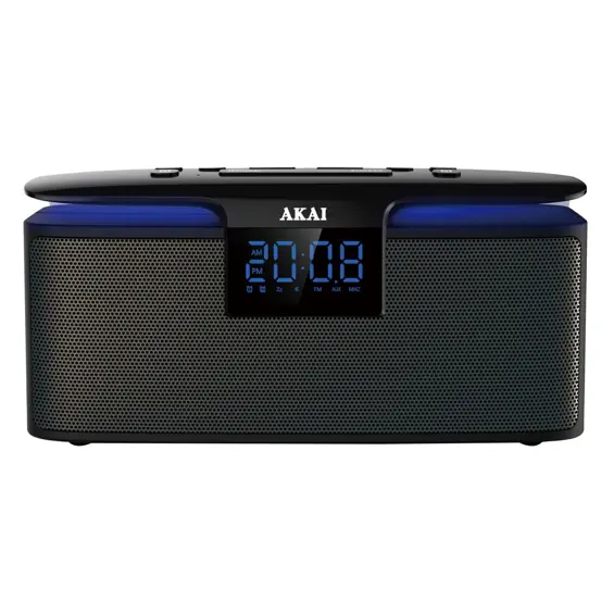 AKAI ABTS-M10 Budilica s FM Radio, Bluetooth, HandsFree, USB i microSD – S Baterijom