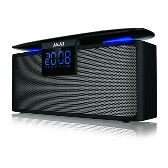 AKAI ABTS-M10 Budilica s FM Radio, Bluetooth, HandsFree, USB i microSD – S Baterijom