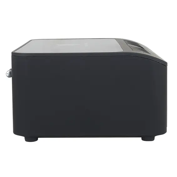 AKAI ACRB-1000 Budilica s Bluetooth, FM Radio, USB Portom i Bežičnim Punjačem – Crna