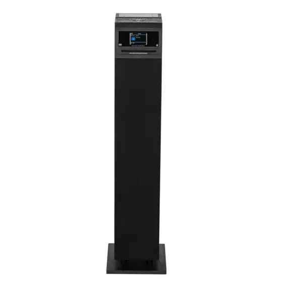 AKAI Aerobeat Pillar Aktivni Zvučnik, 60W RMS, Drveno Kućište, CD, FM, AUX, Bluetooth, LED
