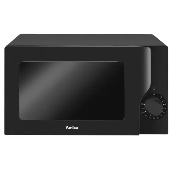 Amica AMGF17M2B Mikrovalna Pećnica – 17 L, 600 W, MultiWave Sustav i Mehaničko Upravljanje