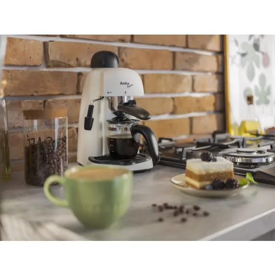Amica CD1011 Espris Aparat za Espresso Kavu – 5 Bar, Parnik za Mlijeko i Zagrijavanje Šalica
