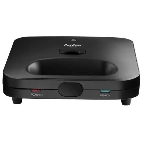 Amica SMK4011 3-u-1 aparat za sendviče, vafle i grill 750 W – crni