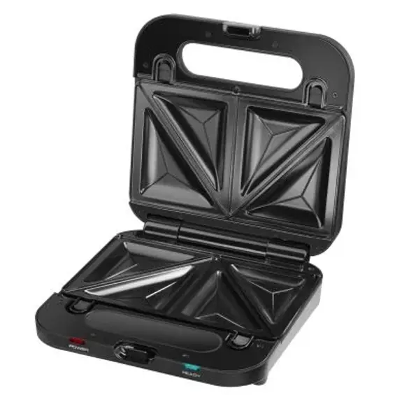 Amica SMK4011 3-u-1 aparat za sendviče, vafle i grill 750 W – crni