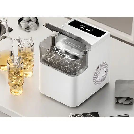 Verk Aparat za Led 165 W – 2 Veličine Kockica, Spremnik 1,6 L, Priprema Leda za 6–12 Minutaerk Aparat za Led 165 W – 2 Veličine Kockica, Spremnik 1,6 L, Priprema Leda za 6–12 Minuta