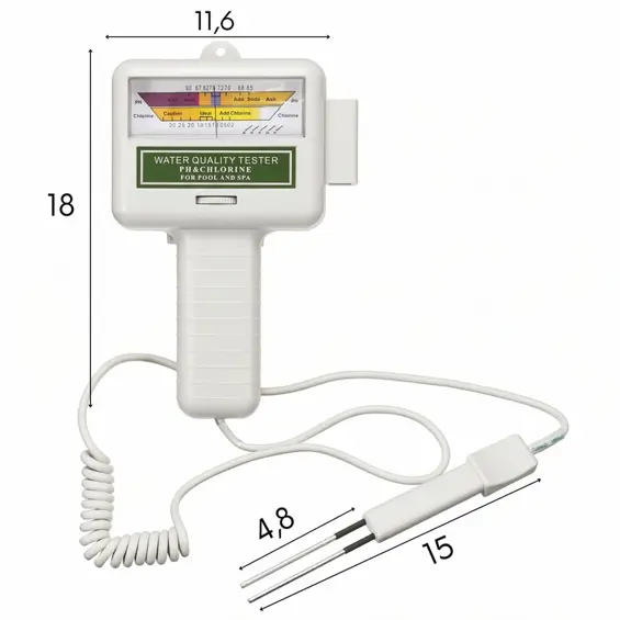 APTEL AG181A tester pH i klora za bazene + 100 testnih trakica 3-u-1