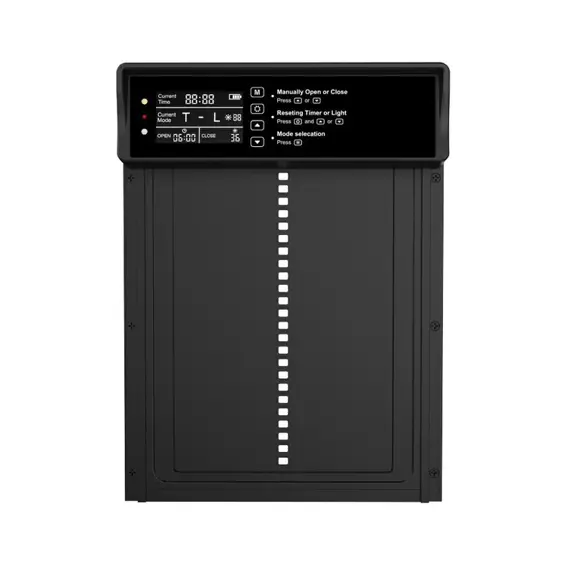 APTEL DA265A automatska vrata za kokošinjac sa solarnim panelom, timerom i daljinskim upravljačem