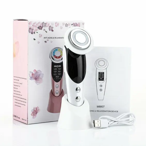 APTEL DA621 lifting masažer za lice 7-u-1, EMS, LED terapija, 3 intenziteta