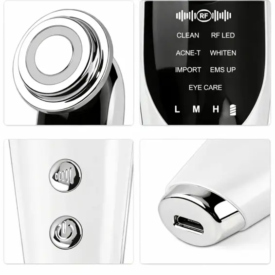 APTEL DA621 lifting masažer za lice 7-u-1, EMS, LED terapija, 3 intenziteta
