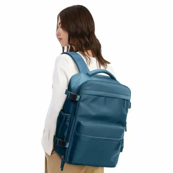 APTEL DA662 putni vakuumski ruksak s električnom pumpom, 50 × 35 × 16 cm – tirkizni