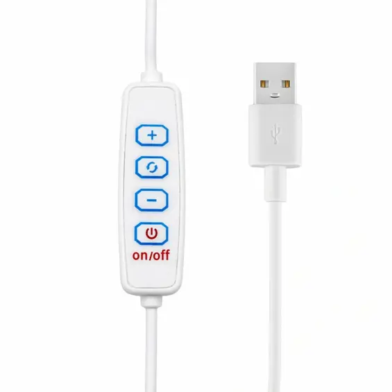 APTEL ZD193B LED kozmetička stolna lampa 20 W, 3 boje svjetla, prigušivanje – ružičasta