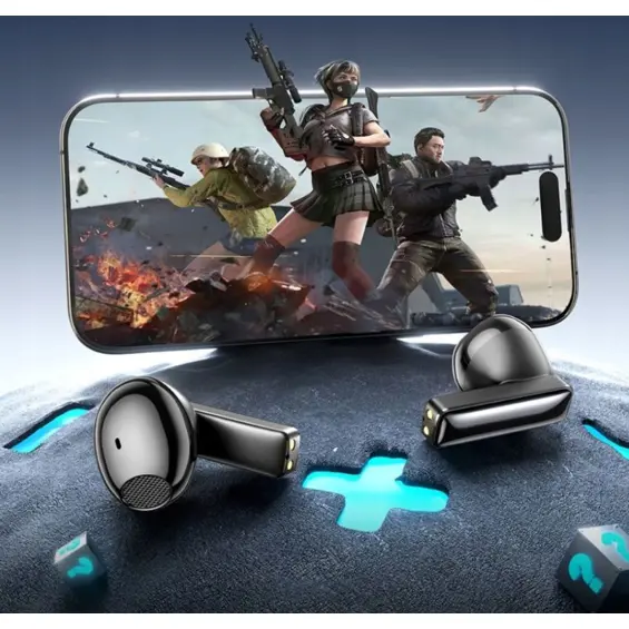 AWEI TP100 ENC TWS bežične slušalice Bluetooth 5.4 – zaslon na kućištu, ENC, IPX6