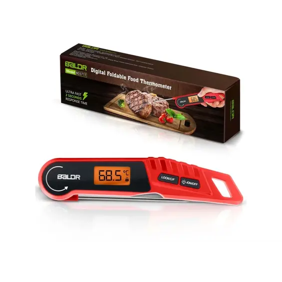 Baldr BD-130 kuhinjski termometar za meso s igličastom sondom – Precizno mjerenje temperature pečenja