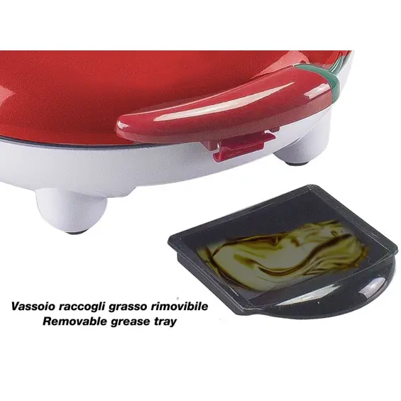 Beper P101CUD600 Party Line Happy Hour grill za quesadille i panzerotte, 900 W