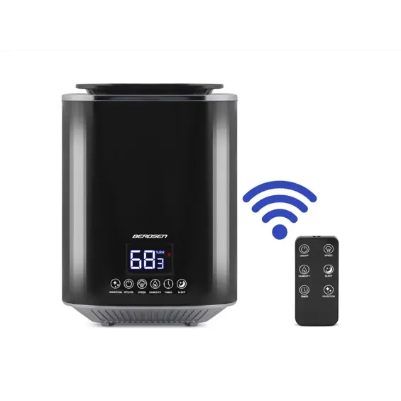 Berdsen BD-502-Ovlaživač Zraka Crni – Maksimalna Svježina za Vaš Dom