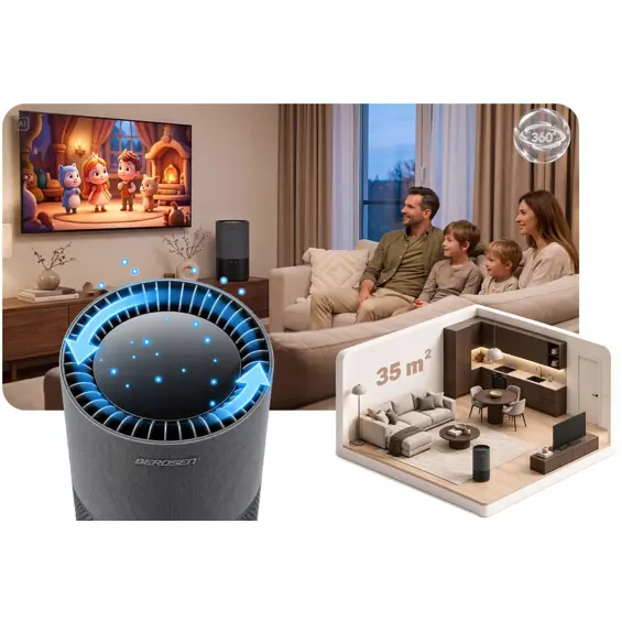 Berdsen BD-503 – Evaporativni ovlaživač zraka 5 L, 350 ml/h, 35 W