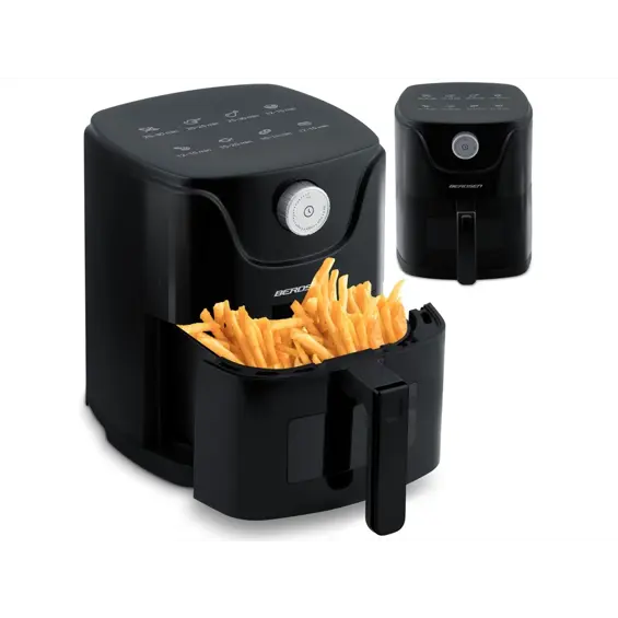 Berdsen BD-654 Air fryer 2,5 L crni – bezmasna friteza za hrskave i ukusne obroke