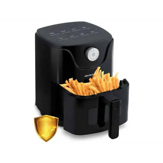 Berdsen BD-654 Air fryer 2,5 L crni – bezmasna friteza za hrskave i ukusne obroke