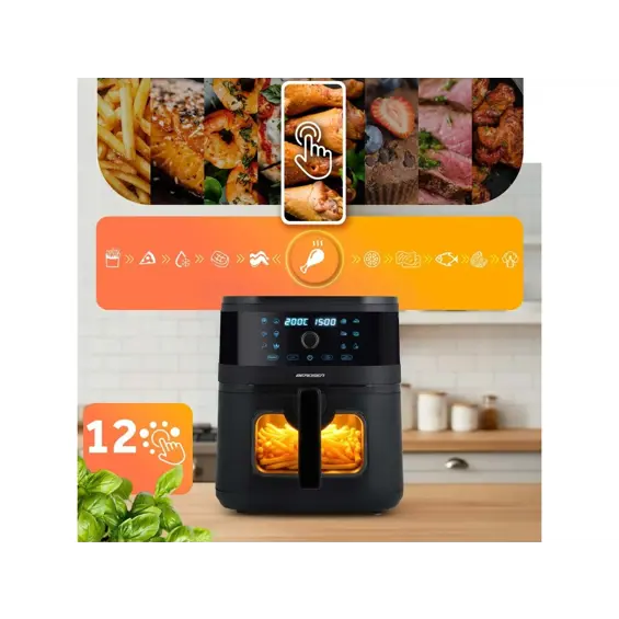 Berdsen BD-661 crna friteza – snažna i učinkovita za zdravije prženje